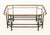 Hollywood Regency Faux Bamboo Coffee Table For Sale - Image 4 of 7