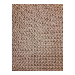 Delisting.Oatmeal Beige Woven Silk Boucle Fabric For Sale