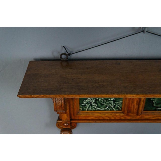 Wall Shelf in Solid Oak For Sale - Image 4 of 18