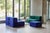 Curt Modular Set - Flexible 2-Seater - Jet - 9806 (Dark Grey) by Ambivalenz, Set of 4 For Sale - Image 4 of 5