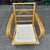 Yellow Mid Century Modern Bamboo Arm Lounge Chair Yellow For Sale - Image 8 of 12