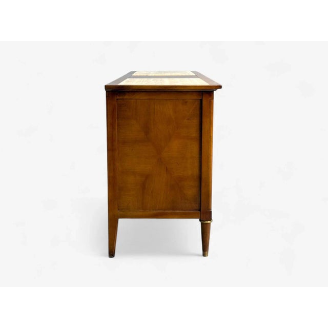 American of Martinsville, Walnut, Travertine, Sideboard, Usa, 1960s For Sale - Image 9 of 10