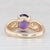 2010s 1.66ctw Oval Amethyst Diamond Ring 14k Yellow Gold Size 7.25 For Sale - Image 5 of 7