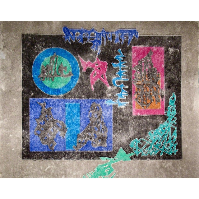 Ruth Leaf Untitled C. 1990 Original Print For Sale - Image 4 of 6