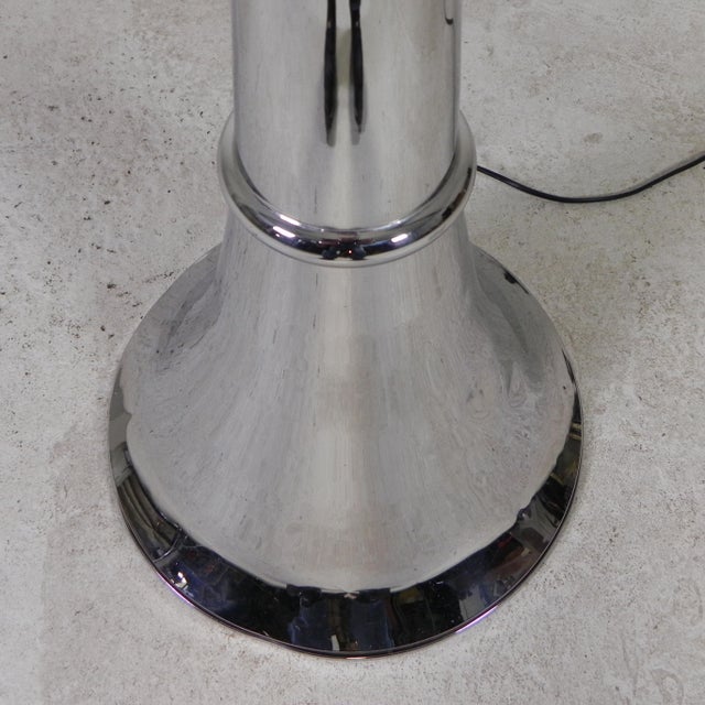 Chrome Floor Lamp by Jules Dewaele Brussels, 1950s For Sale - Image 13 of 18