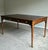 English Late 20th Century Theodore Alexander “Man of Letters” Flame Mahogany Leather Partners Desk For Sale - Image 3 of 12