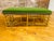 Vintage Brass Bench With New Upholstery For Sale - Image 9 of 10