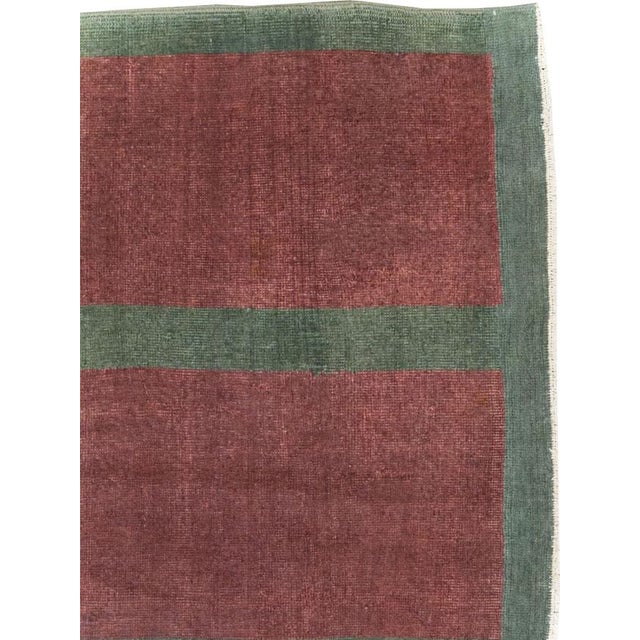 Art Deco Galerie Shabab Collection Mid-20th Century Turkish Anatolian Art Deco Style Rug For Sale - Image 3 of 8
