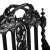 Art Nouveau Italian Ebonized Lounge Chair from Fratelli Mora, 1890s For Sale - Image 3 of 6