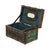 Vintage Wooden Sewing Box, 1928 For Sale - Image 4 of 12