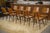 Vintage Brown Oak Chairs, 1960s, Set of 10 For Sale - Image 9 of 11