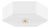 Mitzi Lizzie 11 in. 2 Light Flush Mount in Aged Brass and Polished Nickel Finish For Sale