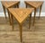 Vintage French Nested Triangle Carved Tables, Set of 3 For Sale - Image 11 of 12