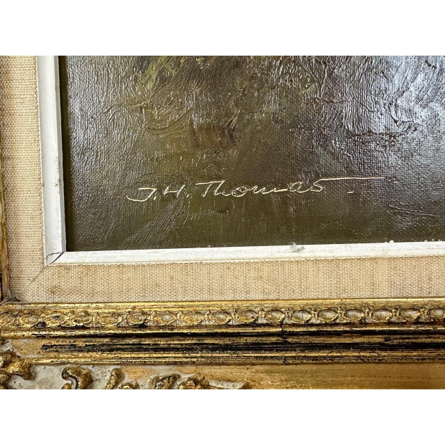 Josef Heinrich Thomas, Sonnenspitze Landscape, Oil on Canvas, 1970s, Framed For Sale - Image 4 of 12