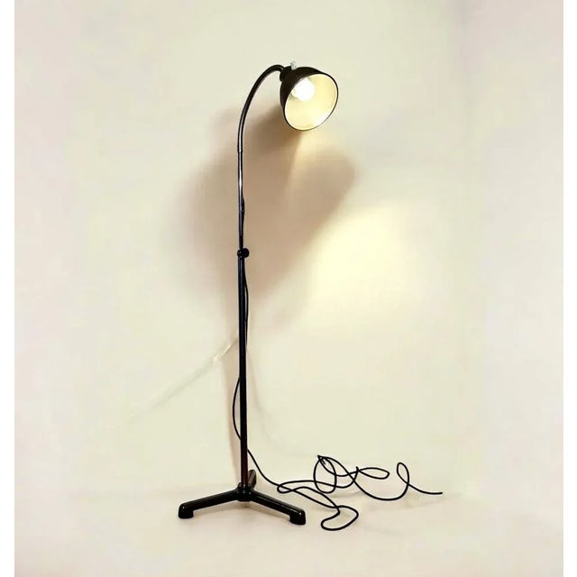 Metal German Modern Bauhaus Floor Lamp by Christian Dell for Bünte & Remmler, 1930s For Sale - Image 7 of 18