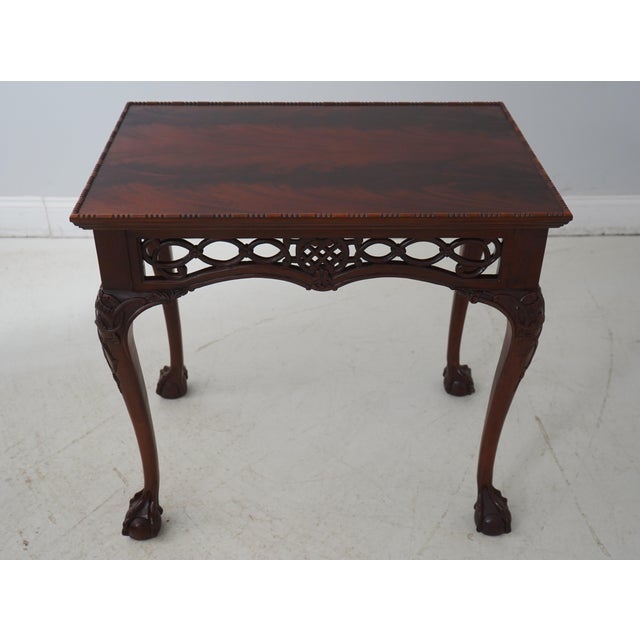 Age: Approx: 25 Years Old Details: Ball & Claw Feet Fine Carved Details High Quality Construction 18 C. Design Chippendale...