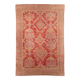 Galerie Shabab Collection Early 20th Century Turkish Oushak Large Carpet For Sale