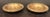 This pair of vintage etched solid brass ashtrays were produced in India, please see the stamp on the underside in the...
