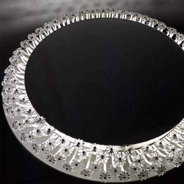 Vintage Round Illuminated Mirror by Emil Stejnar, 1960s For Sale - Image 9 of 17