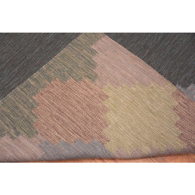 Textile Vintage Inspired Kilim Rug For Sale - Image 7 of 7