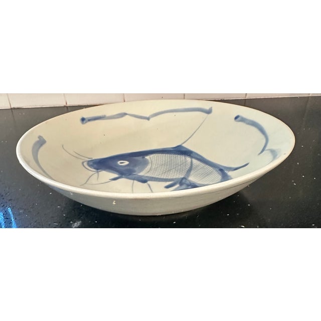 1970s Chinoiserie Painted Noodle Bowls Set of 4 For Sale - Image 4 of 6