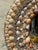 Late 20th Century Vintage Monumental Shell Encrusted Round Mirror For Sale - Image 5 of 12