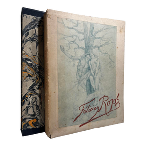 1900s Illustrated Quarto, Ramiro Érastène's Études Sur Quelques Artistes Originaux. Félicien Rops - 1 Book.