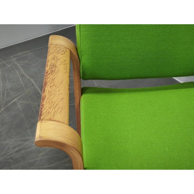Danish Oak Armchairs by Magnus Olesen, 1960s, Set of 4 For Sale - Image 13 of 17