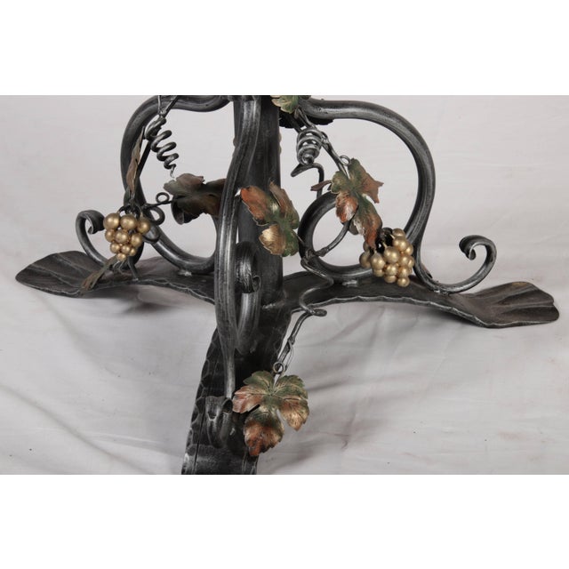Wine Table in Wrought Iron, 1980 For Sale - Image 14 of 17