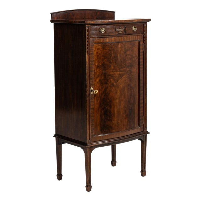 19th Century France Georgian Brown Wood Storage Cabinets & Cupboards For Sale