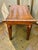 Vintage Stool in Natural Leather and Wood by M. Hayat & Bros., 1960s For Sale - Image 6 of 11