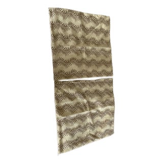 Pair of Soane Britain Scrolling Fern Pillow Covers in Chestnut For Sale