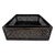 Chinese Export Black Lacquer Wedding Basket With Bentwood Handle 13" For Sale - Image 9 of 14