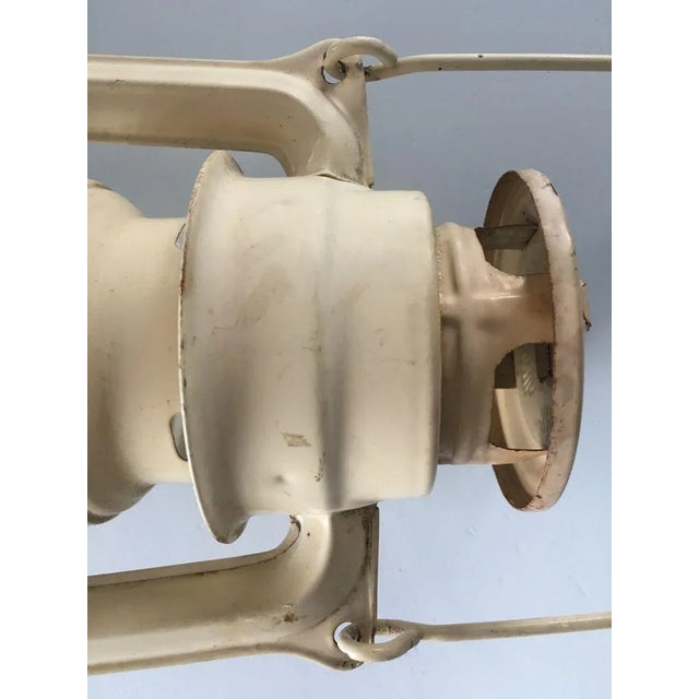 Czech Metal Meva Oil Lantern Lamp For Sale - Image 18 of 18