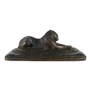 Marie Zimmermann Lioness Roman Bronze Works For Sale