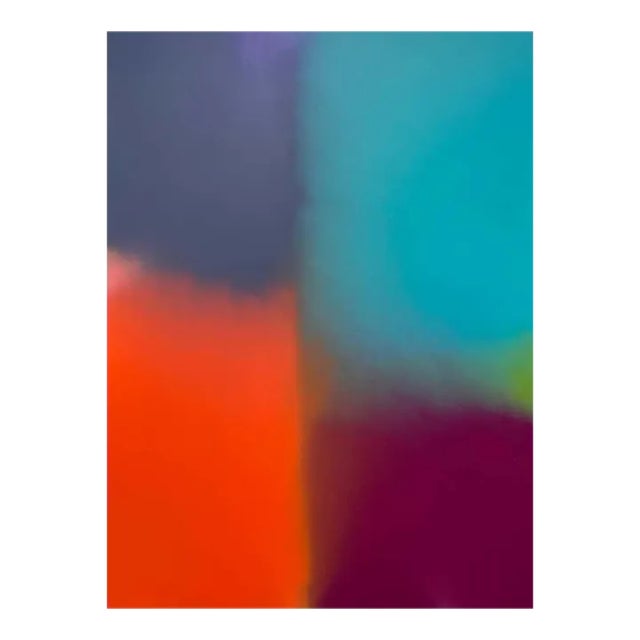 William Finlayson Jr. Acrylic Painting on wood Panel Titled “Happy Haze Vl 2023 For Sale