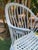 White 20th Renaissance Revival Style Cast Iron White Garden Chairs in Faux Bamboo - a Pair For Sale - Image 8 of 11