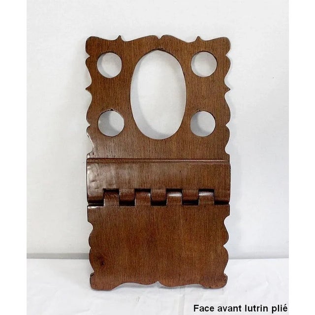 Brown Solid Oak Lectern, 19th Century For Sale - Image 8 of 15