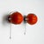1970s Orange Eyeball Wall Lamps by Delmas, France, 1970s, Set of 2 For Sale - Image 5 of 15