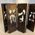 Tribal Mid 20th Century Antique Carved Wooden Folding Screen 6-Paneled Hinged Asian Artwork For Sale - Image 3 of 8