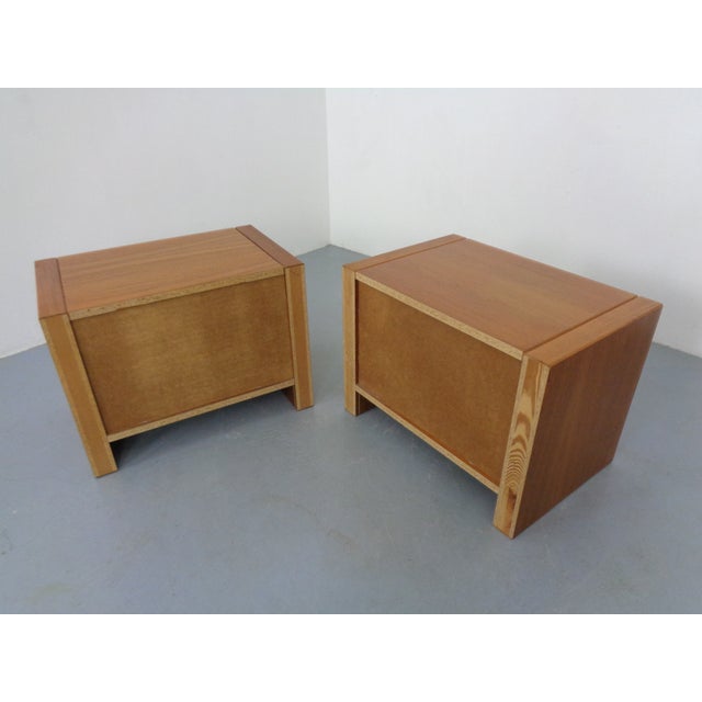 Teak Nightstands Wit Drawers, Denmark, 1960s, Set of 2, Set of 2 For Sale - Image 12 of 18