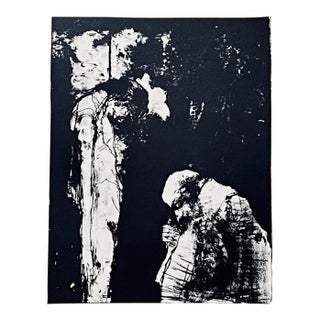 Jean Jansem Original Lithograph Les Justes 4 1969 For Sale