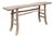 Vintage Rustic Elm Console Table For Sale