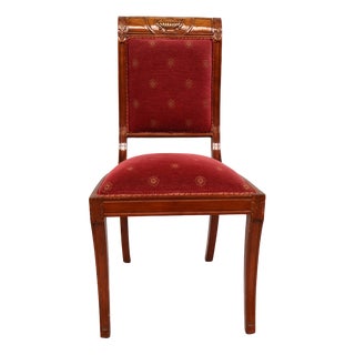 Directoire Style Chairs in Cherry Wood, 1990s, Set of 8 For Sale