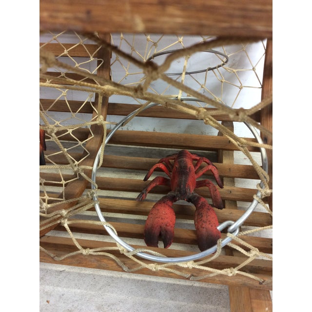 Vintage Repurposed Wooden Lobster Trap Coffee Table For Sale - Image 12 of 12