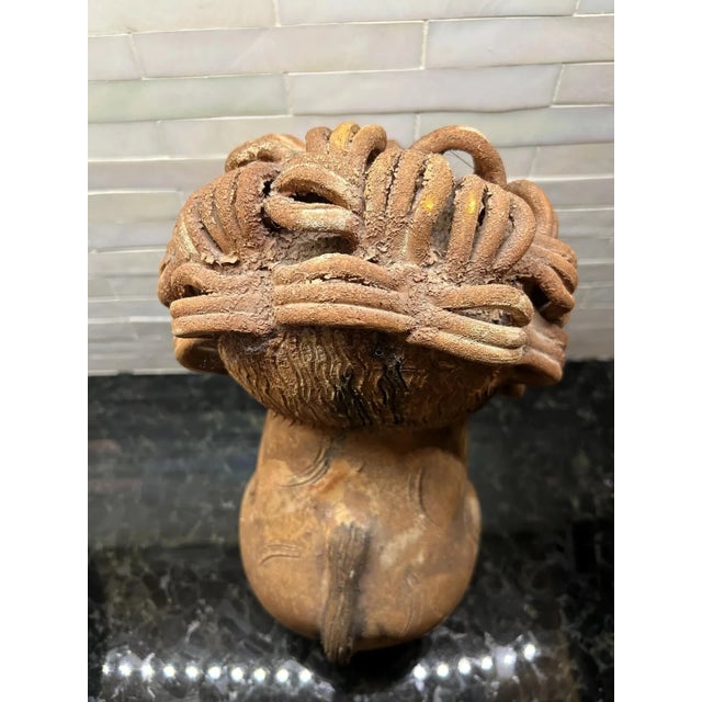 Aldo Londi Mid-Century Lion Sculpture - Aldo Londi for Bitossi Raymor For Sale - Image 4 of 7