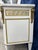 White Mid 20th Century White Wood French Louis XVI Jansen Style Chest Commode With Marble Top For Sale - Image 8 of 17