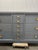 Offered is a solid mahogany dresser with ten dovetailed, smooth gliding drawers. This piece is stained a blue/gray color...