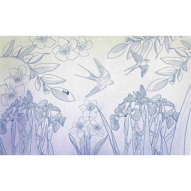 Contemporary 11 Iris Wallpaper from Officinarkitettura For Sale - Image 3 of 3