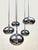 Vintage Chrome Cascade Pendant Lamp in Chrome, 1970s For Sale - Image 3 of 4